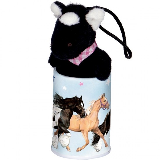 Αλογάκια σε μεταλλικό δοχείο