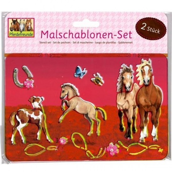 Σετ Στάμπες (Stencil) αλόγων